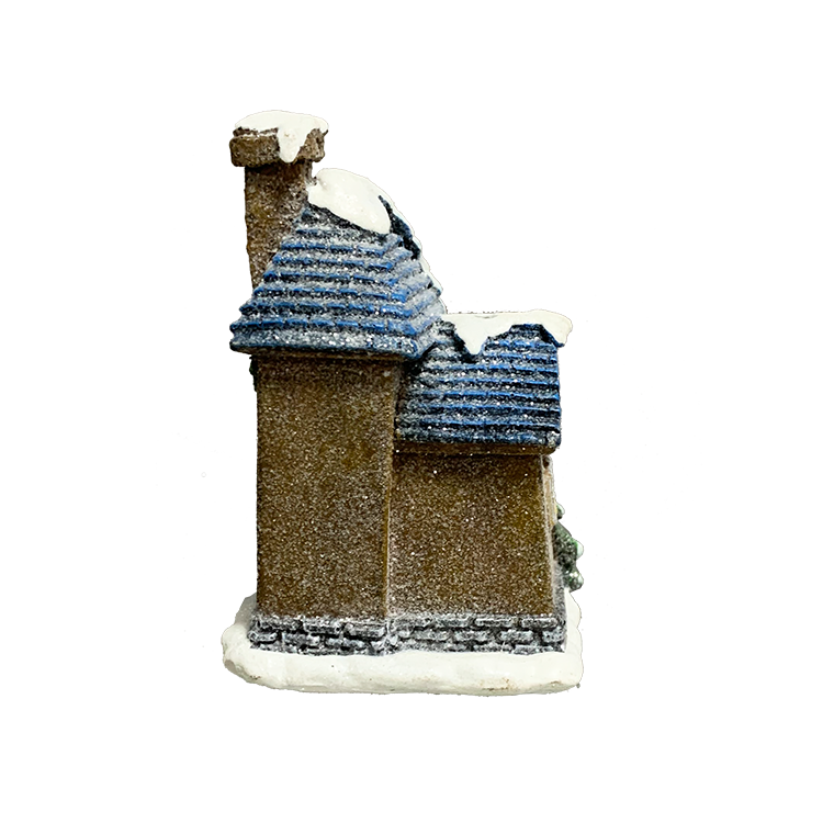 Christmas Village accessories establishes a mini Christmas village Wood Christmas Village, resin Snow House