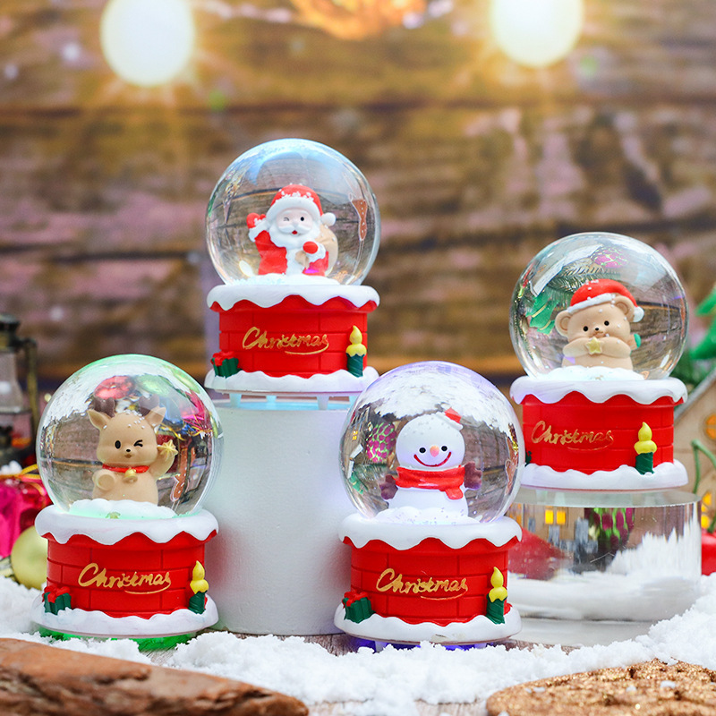 Personalized Customization Resin Crafts Snowball Glass Snow Globe Custom Snow Globes Christmas Mini Snow Globe