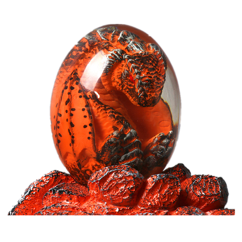 New Design Harry Pott-er Game Of Thron-es Dragon Egg Toys Action Figure Cool Luminous Decoration Resin jurassic ornament