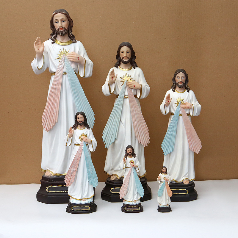 Wholesale Custom Resin Moulds Home Decor Christian Religion Catholic Religious Life Size Jesus Statues