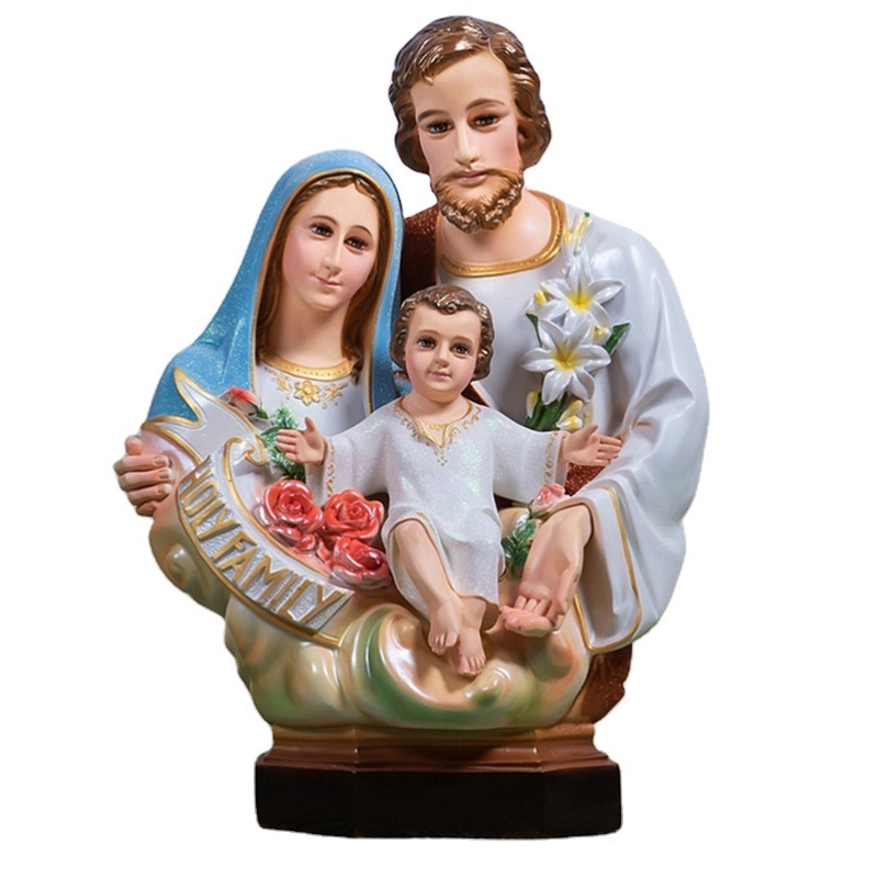 Custom Resin Arts Catholic Jesus White Virgin Mary Statue Religious Catholic Statues Wholesale