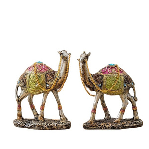 Custom Design Saudi Arabia Alam Qatar Cute Resin Camel Hand Painted Enamel Jewelry Boxes Camel Figurines Souvenirs