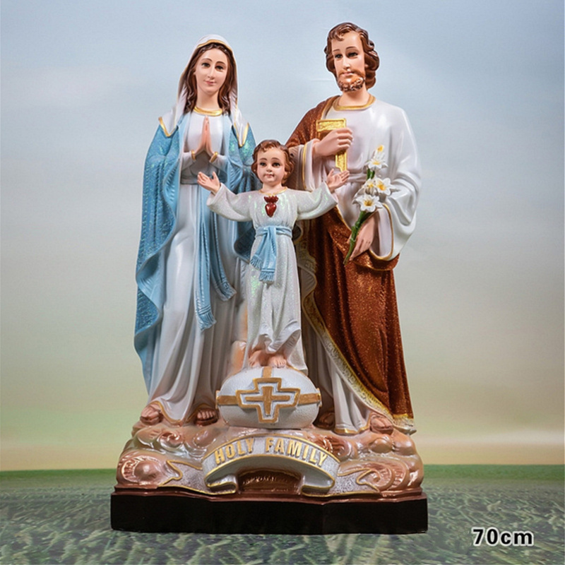 Custom Resin Arts Catholic Jesus White Virgin Mary Statue Religious Catholic Statues Wholesale