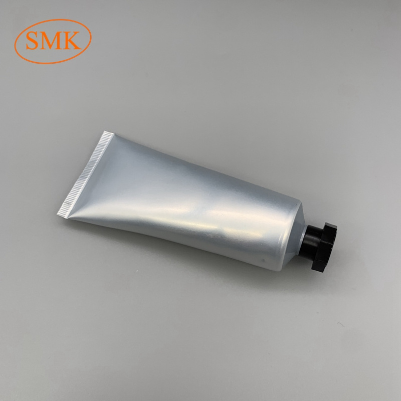 Empty 80ml Cosmetic Plastic Hand Cream Aluminum Packaging Squeeze Soft Tube