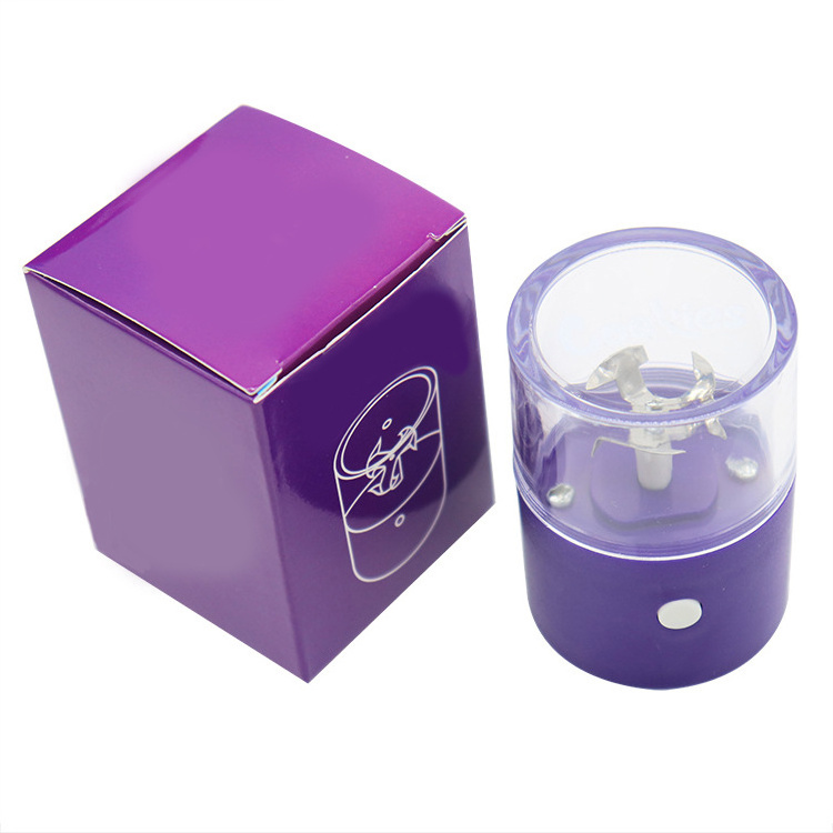 High Grade Smoking Grinder Multi Color Portable USB Charging Automatic Herbal Dry Flowers Tea Crusher Electric Herb Grinder