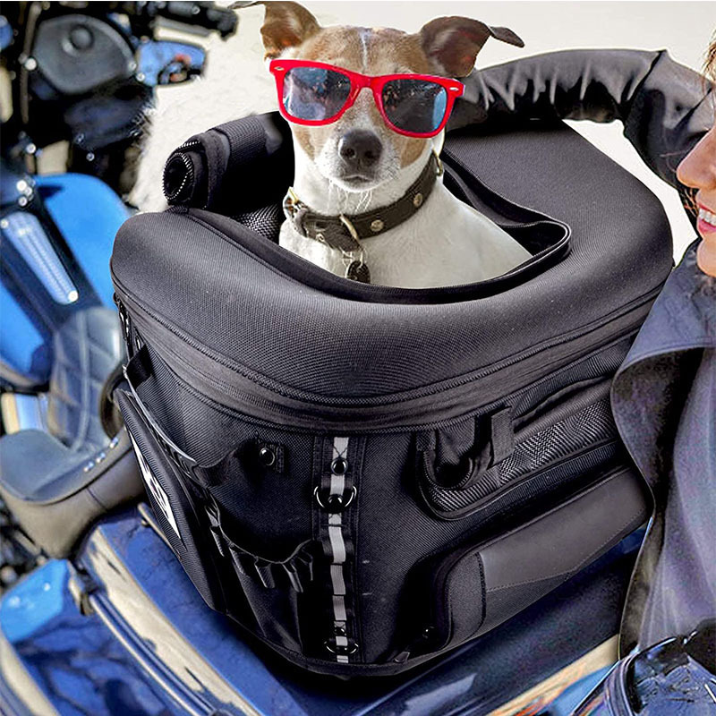 Motorcycle Modified Universal Seat Luggage Travel Bag Pet Bag Storage Box Universal Motorcycle Dog and Cat Transport Bag