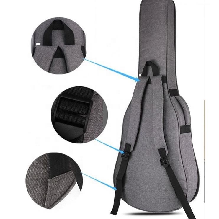 Promotion Custom Classic Handle Musical Instrument Bag Guitar Hard Case