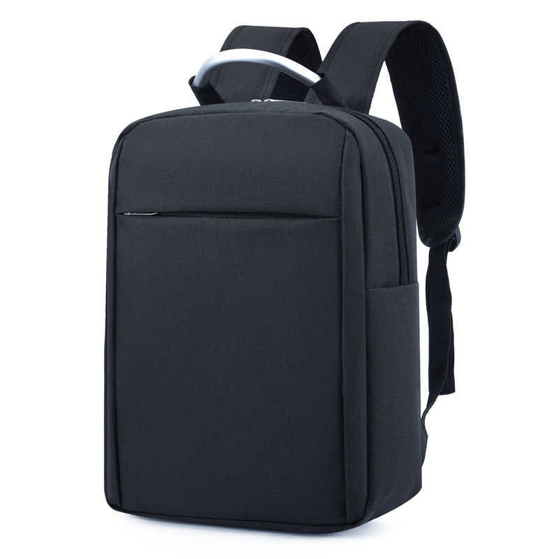 Functional recycled computer bag men's simple casual backpack USB charging light casual student schoolbag affordable backpack