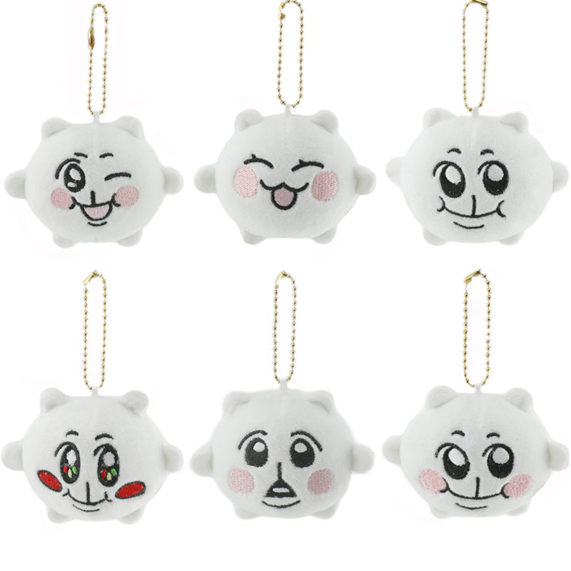 Newest Wholesale Japanese Best Selling Mini Custom Popular Cartoon Eggs Pendant Plush Doll Stuffed Animal Toys