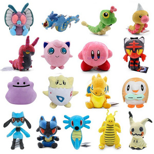 Wholesale Small Size Mini Plush Toy Pocket Monster Fit Series Stuffed Animal Toys Plush Pokemon Plush for Kids