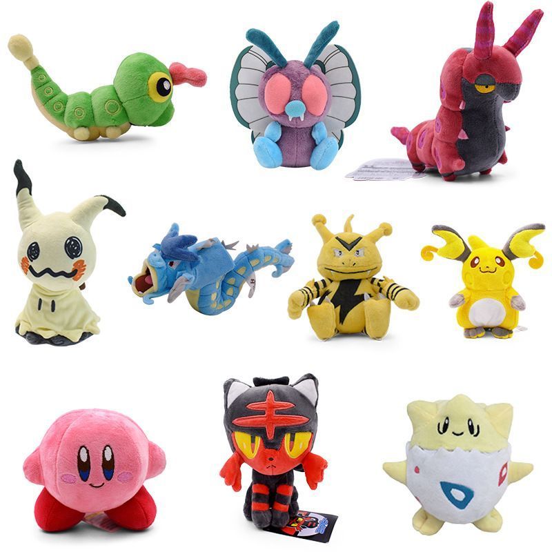 Wholesale Small Size Mini Plush Toy Pocket Monster Fit Series Stuffed Animal Toys Plush Pokemon Plush for Kids