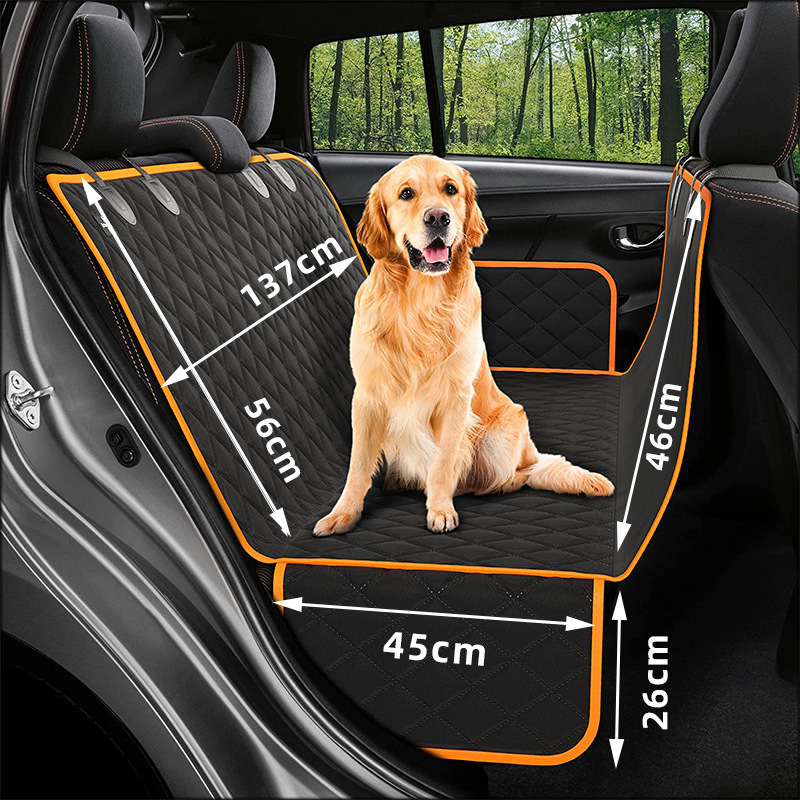 Travel Dog Hammock bed Dog Car Bed Scratch Prevent Anti-slip Waterproof Pet Car Seat Covers Dog Seat Car