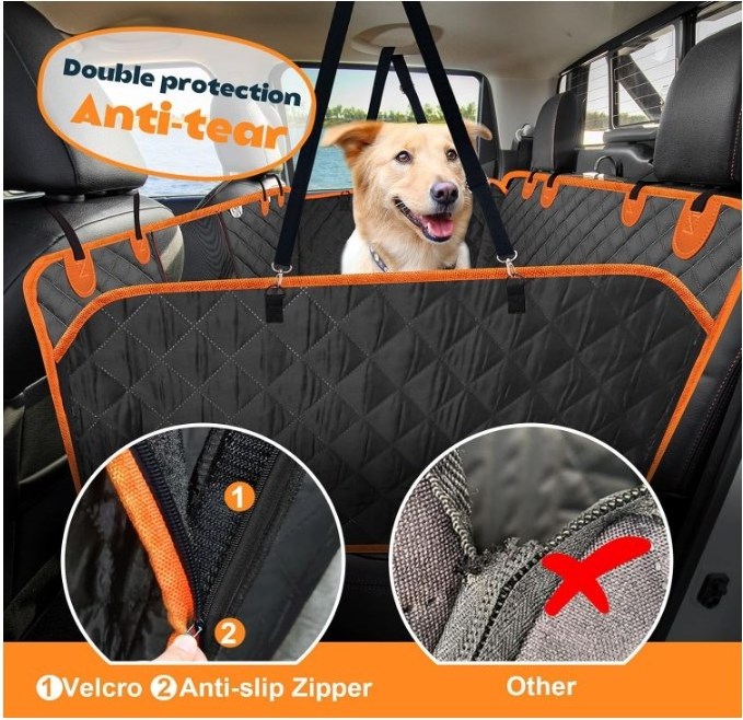 High Quality Oxford 100%Waterproof Back Seat Extender for Dogs Hammock for Car Travel Bed