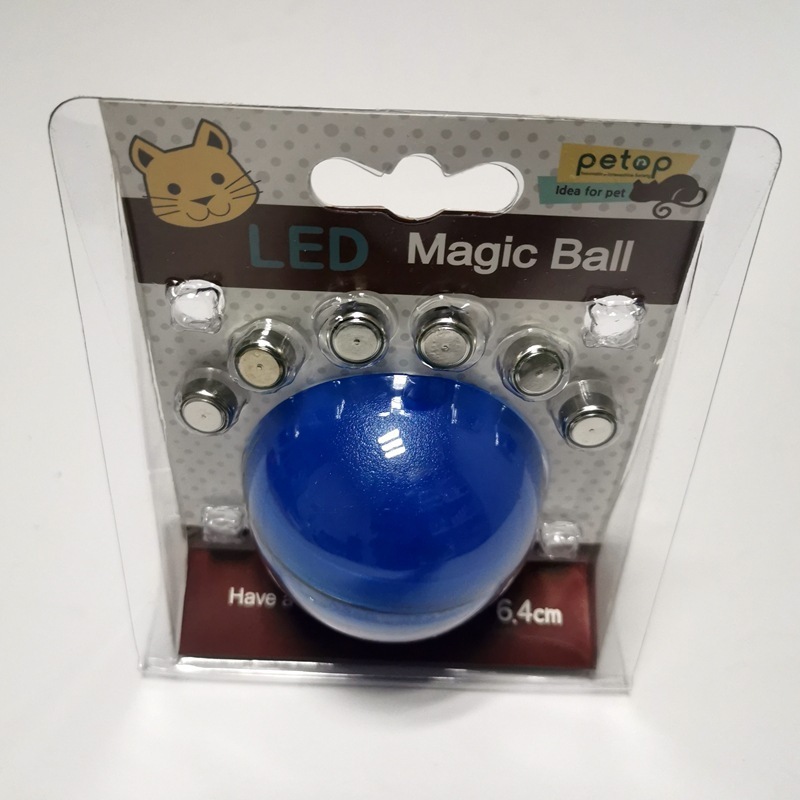 laser automatic intelligent electronic pet toys rolling ball light magic LED cat toy ball