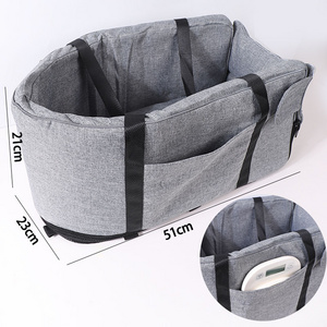 Car mounted dog kennel all-season universal travel detachable and washable pet outdoor carrier pet bag