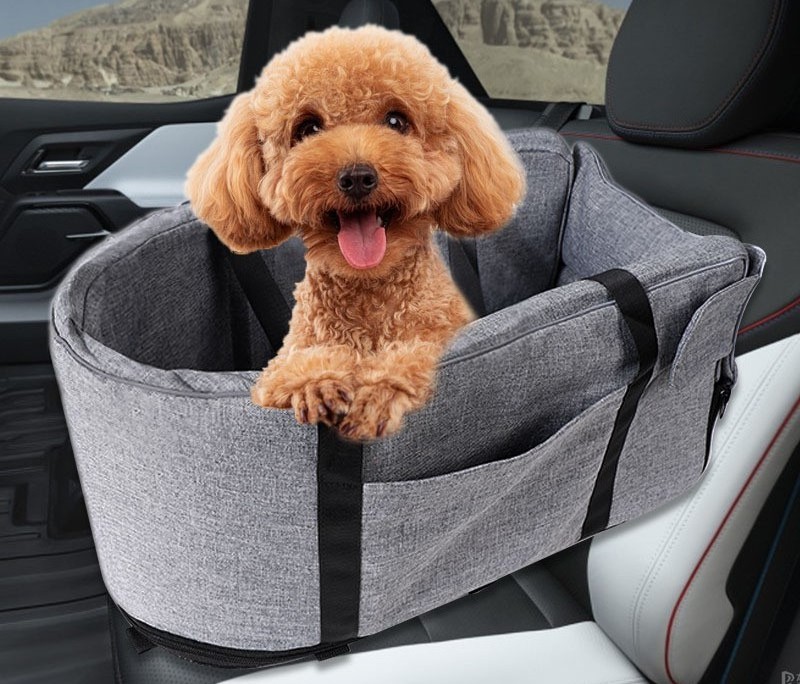 Car mounted dog kennel all-season universal travel detachable and washable pet outdoor carrier pet bag