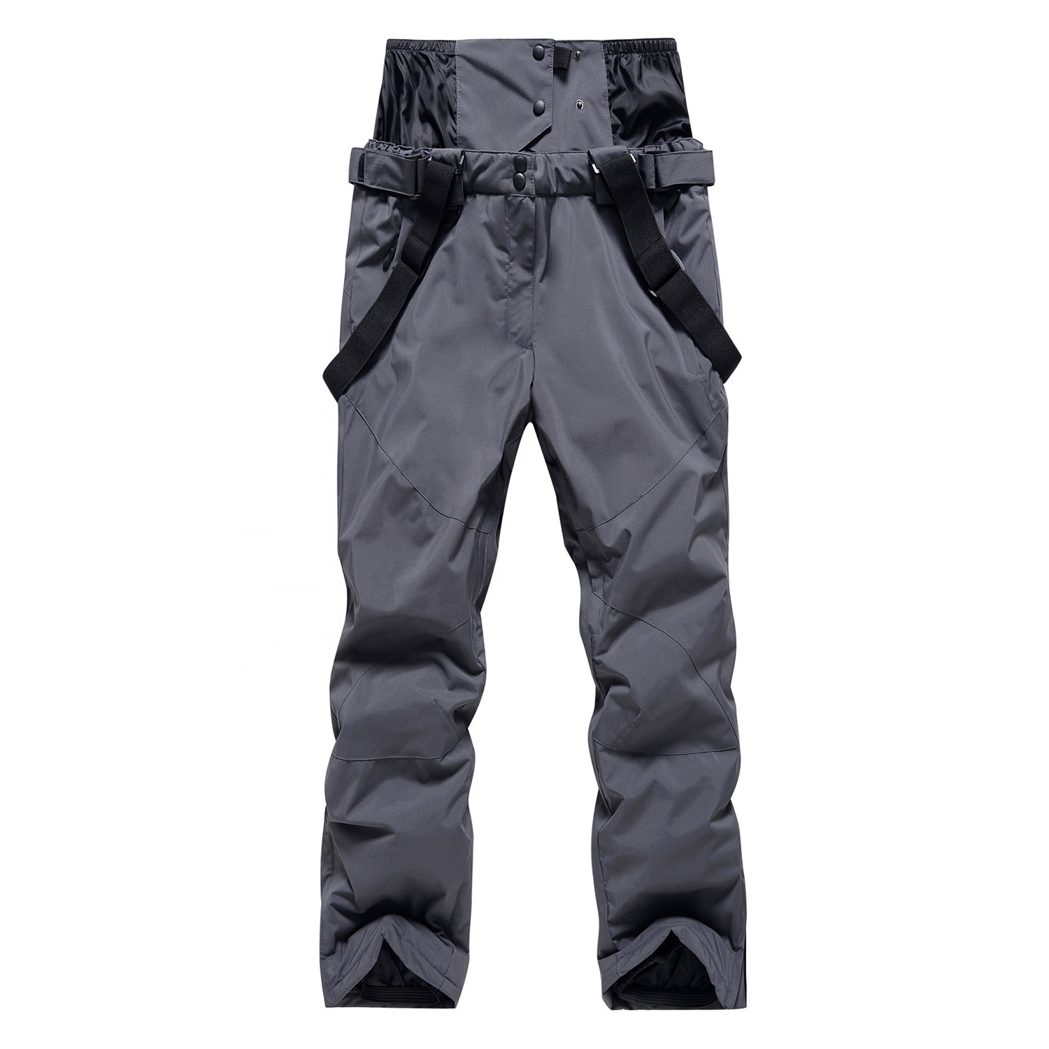 Wholesale fully seamtaped Waterproof Breathable ski pants with bib, snowboard pants with bib, skiing pants for men and women