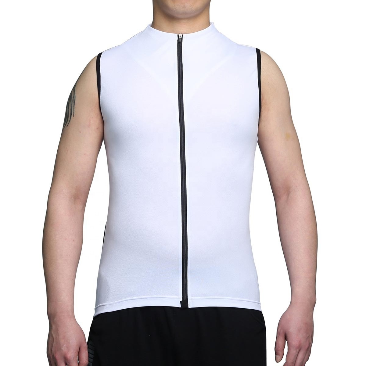 Custom Polyester Quick Dry Mens MTB Cycling wear Bike vest Bike bicycle sleeveless cycling vest