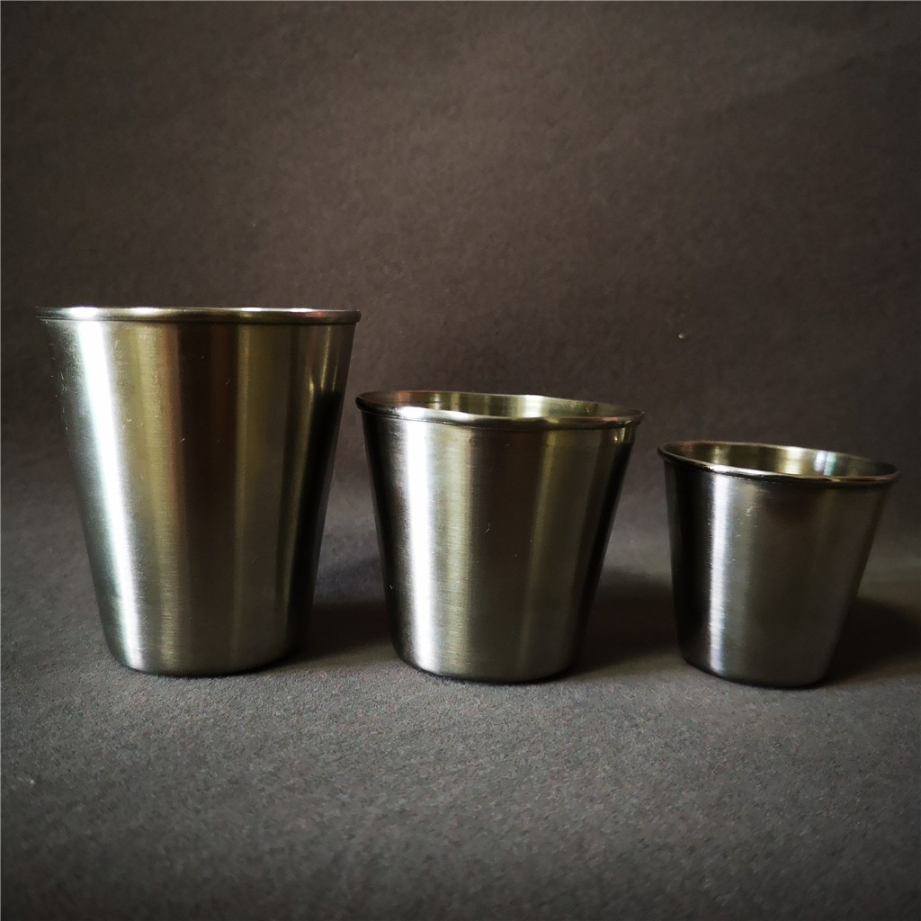 Stainless steel pint shot glass drinking cups