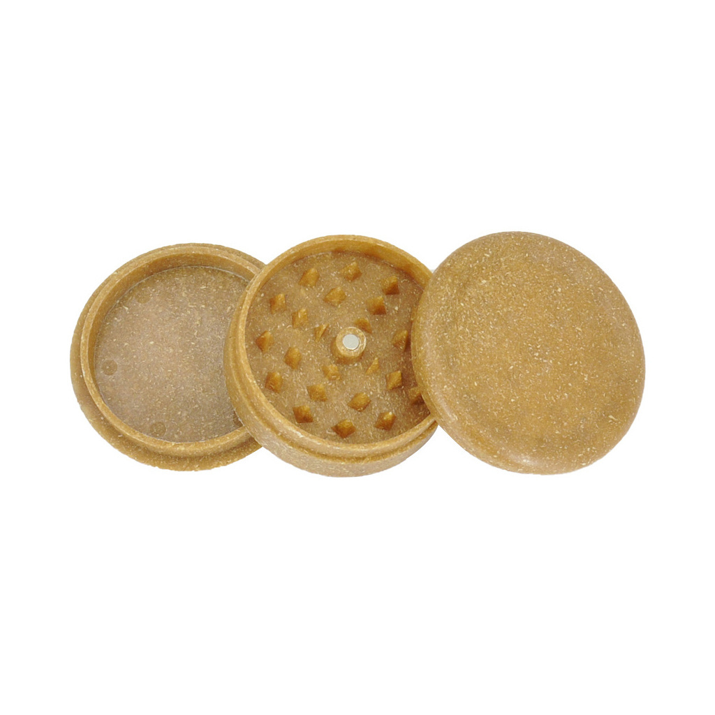 Tobacco grinder herb,Biodegradable 3 layers 60mm herb tobacco grinder