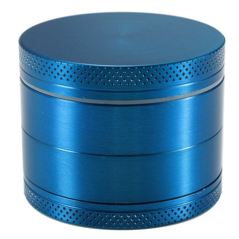 Top seller wholesale cheap 63mm 4 Layers metal custom logo manual smoke tobacco  crusher herb grinder for smoking