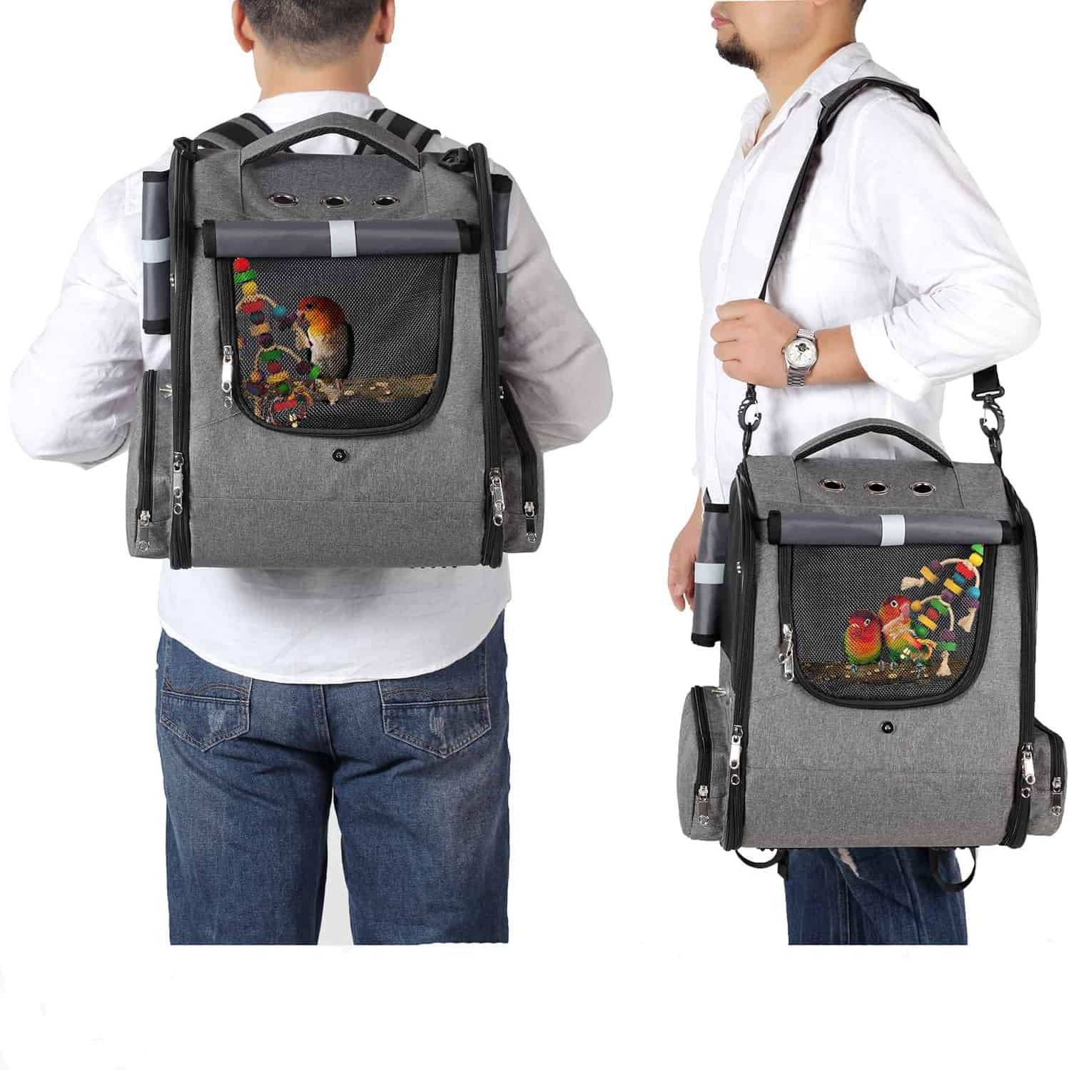 Custom Bird Carrier Bag Portable Bird Carrier Travel Bag Hot Selling Bird Carrier Backpack