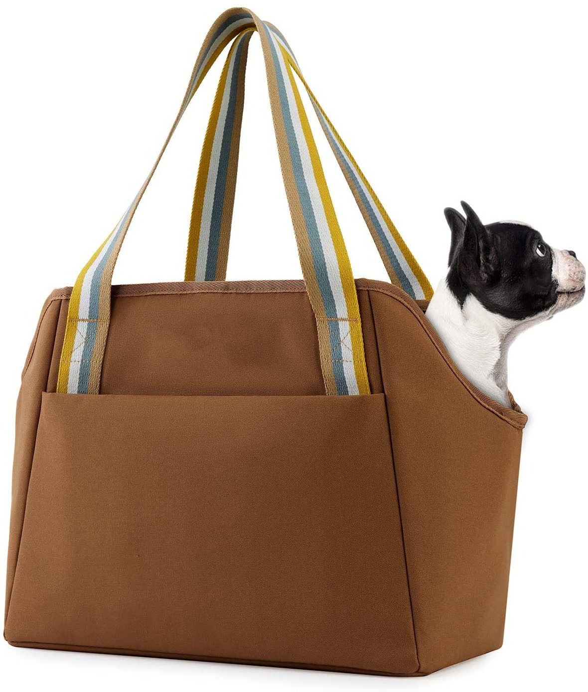 Pet Dog Purse Tote Travel Carrier Bag Outdoor Doggy Carriers With Soft-sided And Pocket Safety Tether Stand Ped For Medium Dogs