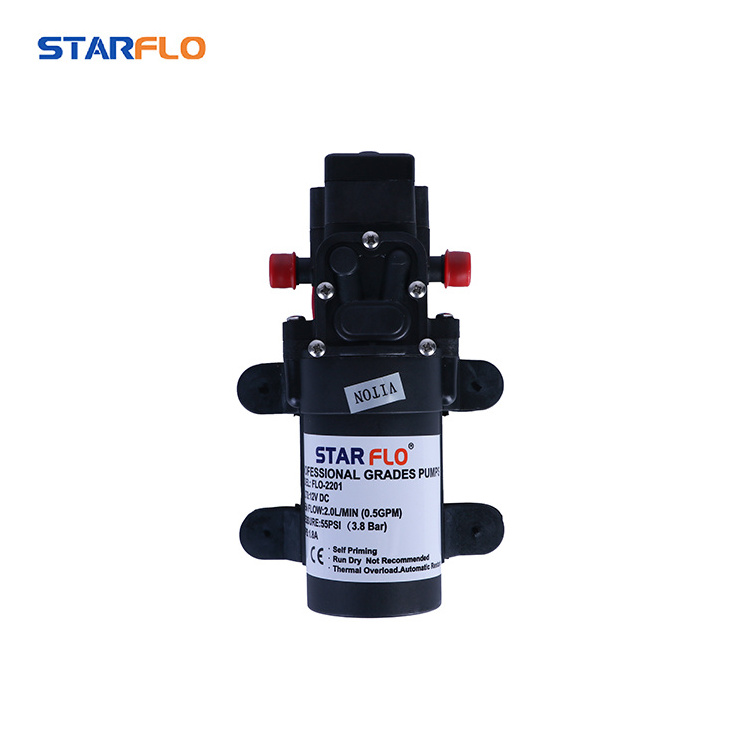 STARFLO self priming electric 12V DChigh pressure Water Pump for Small Ro Water Filter Machine agriculture spray