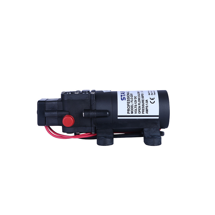 STARFLO self priming electric 12V DChigh pressure Water Pump for Small Ro Water Filter Machine agriculture spray