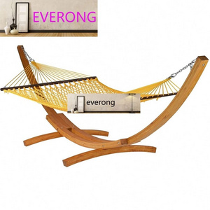 High quality outdoor standing Garden Wooden swing big loading capacity hammock egg shaped swing chair