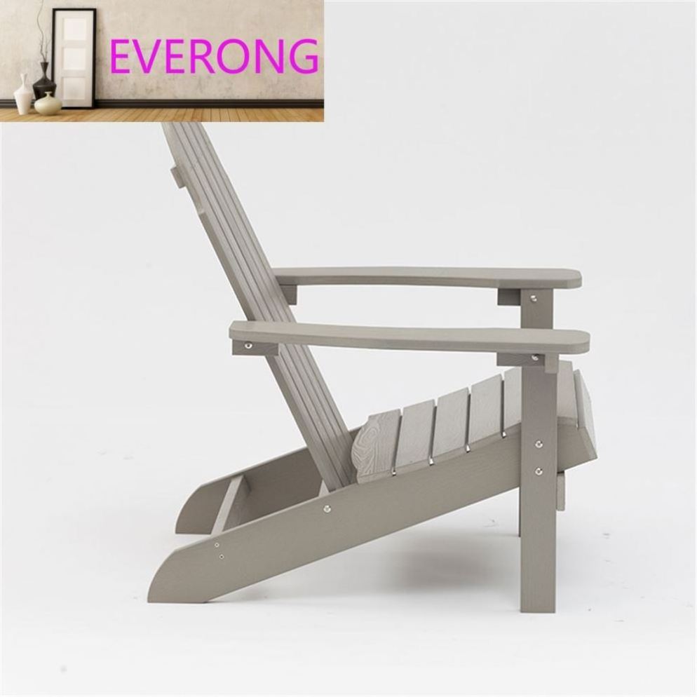 EV 2021 New model hot selling cheap PS garden plastic wood adirondack chair hotel resort outdoor chair