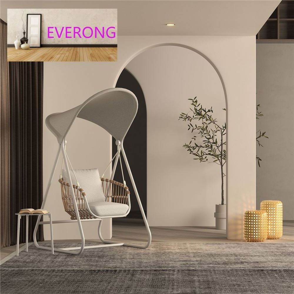 everong Hot Sale  Patio Garden Swinging Chairs Outdoor Furniture Canopy Single Hanging Chair