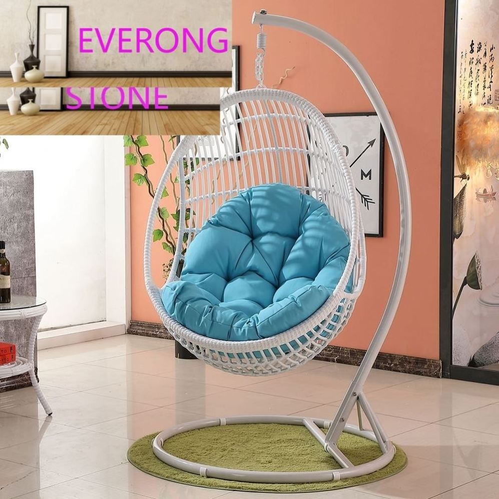 Patio Furniture White Hanging Swing Double Egg Leg Chair For Sale