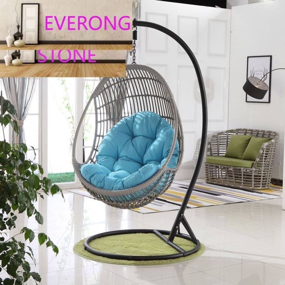 Patio Furniture White Hanging Swing Double Egg Leg Chair For Sale