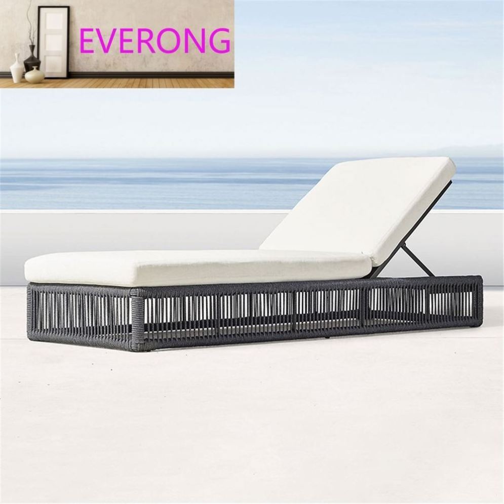 Popular Swimming Pool Chair Outdoor Folding Reclining Tan Chair Sun Lounger Furniture Sun Chair Lounger