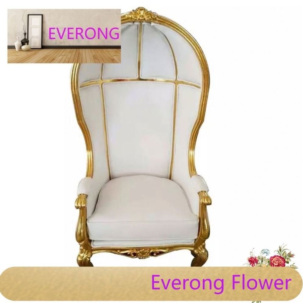 Wholesale Luxury Banquet Hotel Wedding Party Hotel Event King Throne Birdcage Wood Chairs