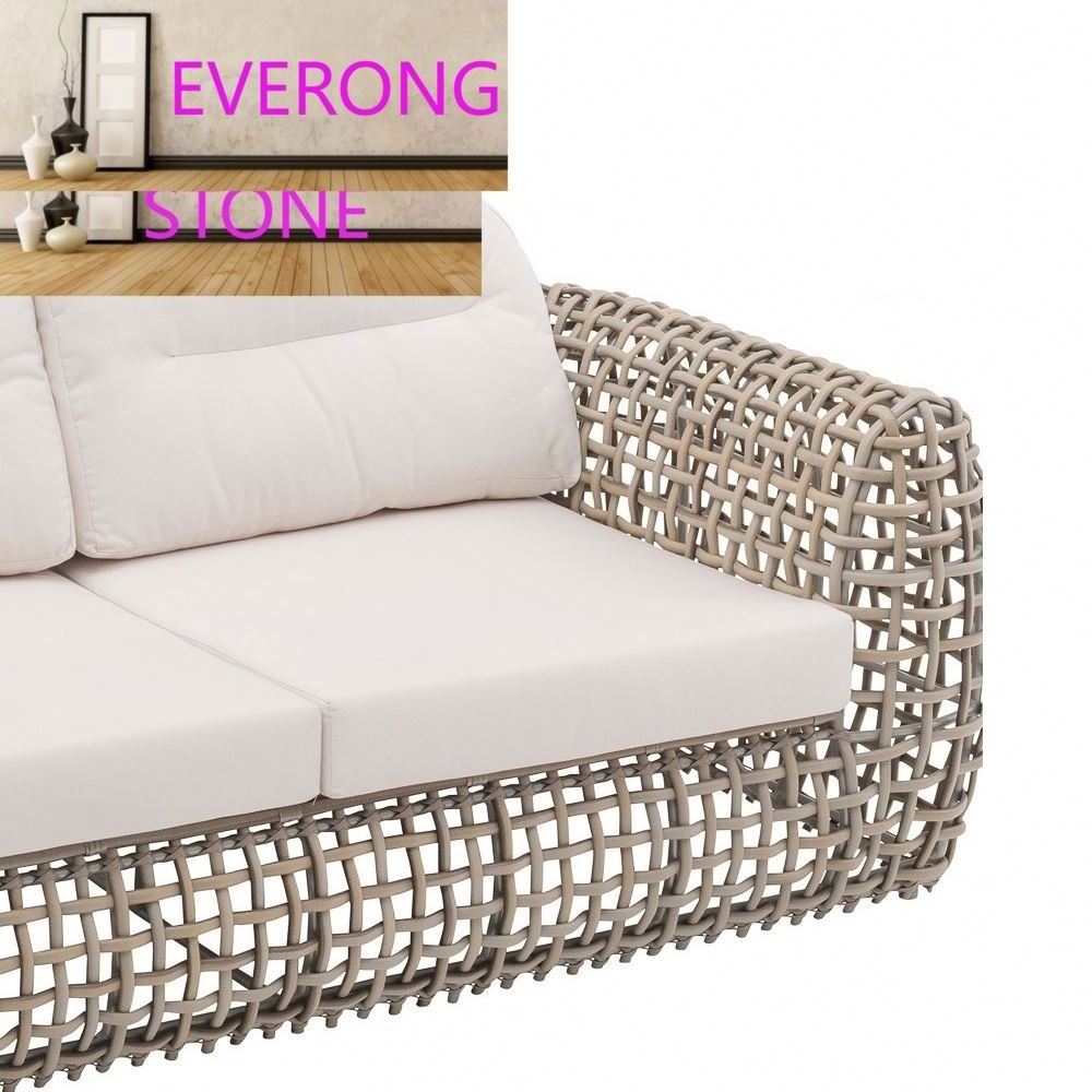 All weather White Rattan Wicker Sofa Set From Foshan Factory For Outdoor Garden Patio Furniture