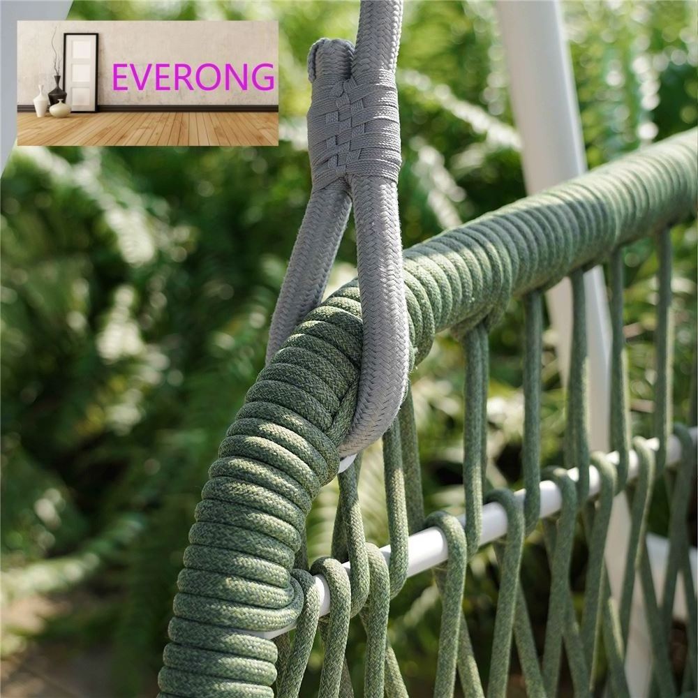 everong Wholesale Patio Rattan Chair Swing Garden Outdoor Modern Canopy Hanging Chair Outdoor Furniture Patio Swing