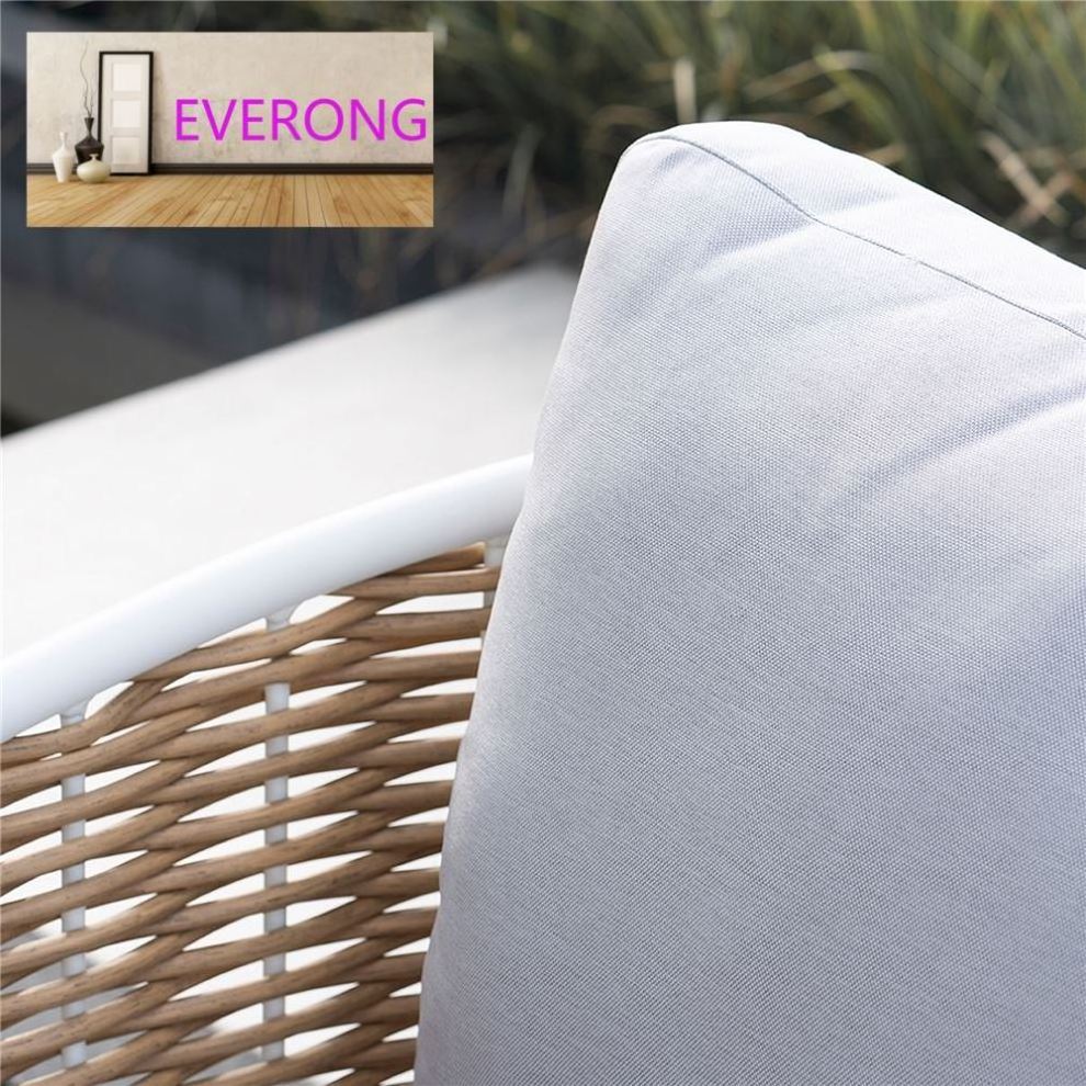 everong Garden Seats Outdoor Furniture Aluminum Frame Rattan Garden Sofa Wicker Furniture Outdoor Sofa Set