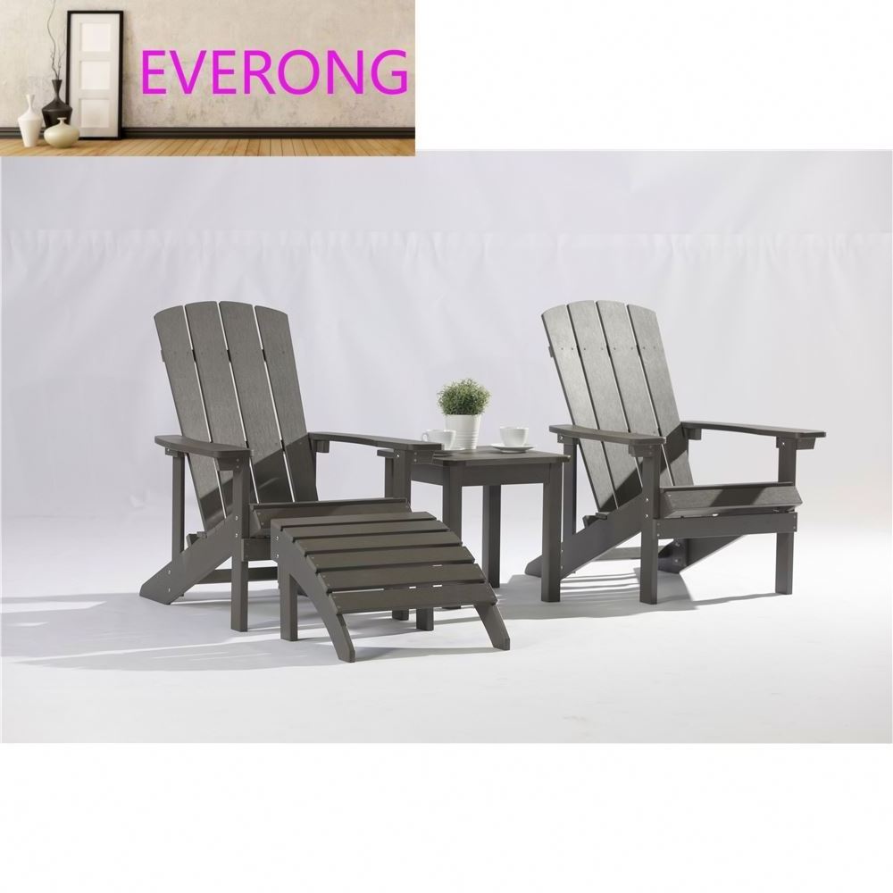 EV wholesale factory direct furniture garden beach KD plastic folding outdoor adirondack chair in wood chairs