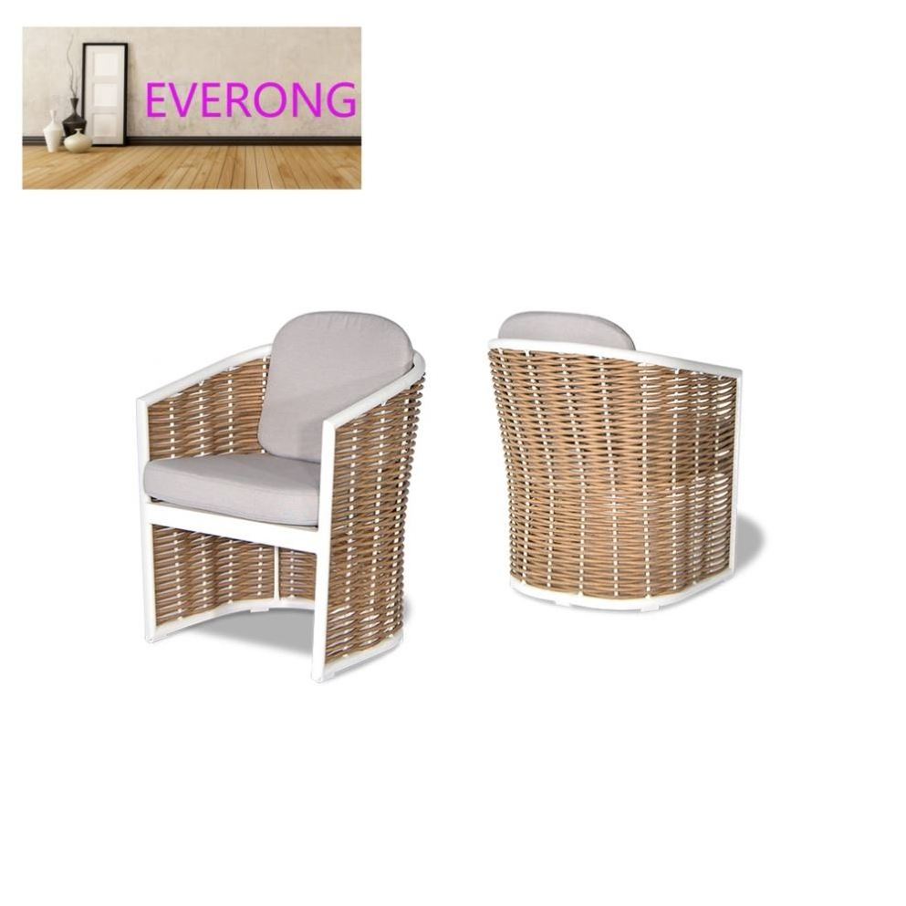 everong Luxury Hotel Furniture Balcony Bistro Set Rattan Garden Furniture Outdoor Table And Chair Set For Balcony