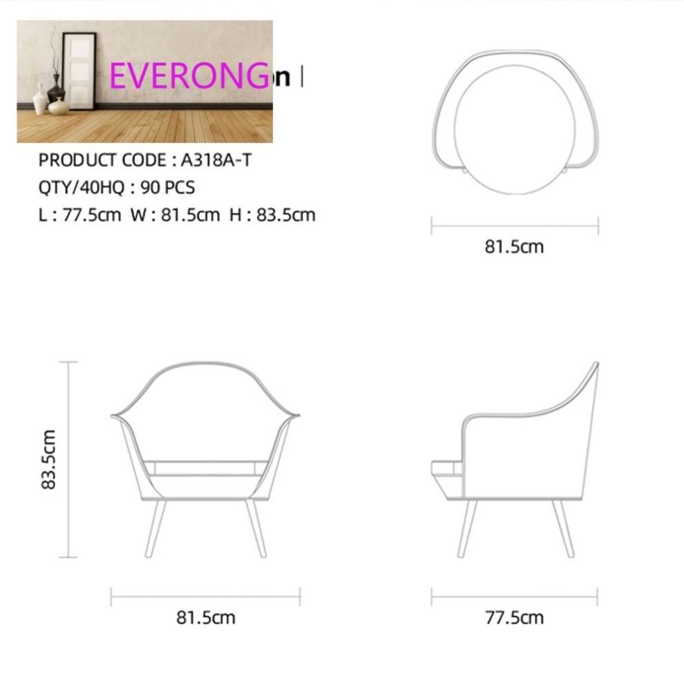 everong Modern Garden Set Aluminium Outdoor Furniture 3 Pieces Leisure Balcony Rope Outdoor Table Chair Set