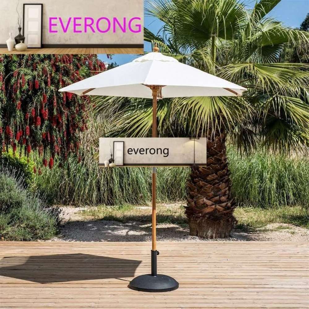 Kingmake High Quality Outdoor Off set Pole Umbrellas Garden Parasol with Base Sun Cantilever Patio Umbrella