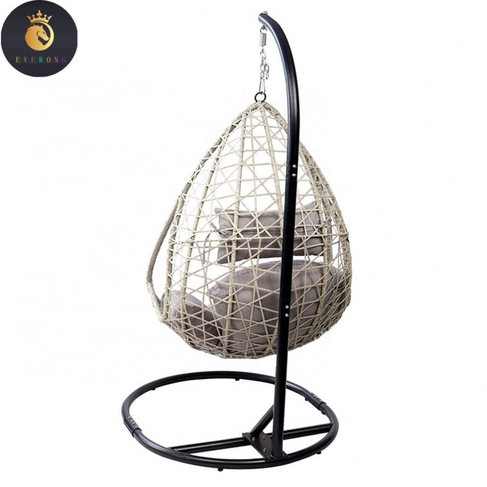 Teardrop Design Wicker Garden Backyard Furniture Outdoor Patio Rattan Hanging Swing Chair