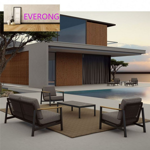 everong Luxury Outdoor Furniture Sofa Garden Sets Outside Furniture Rattan Outdoor Sofa Garden Furniture Set