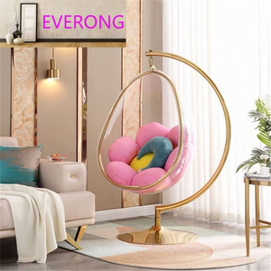 Egg-Shaped Patio   Furniture  Floor Stand Type Globe Type Hanging  Chair  Acrylic Bubble   Swing Chair Garden Furniture