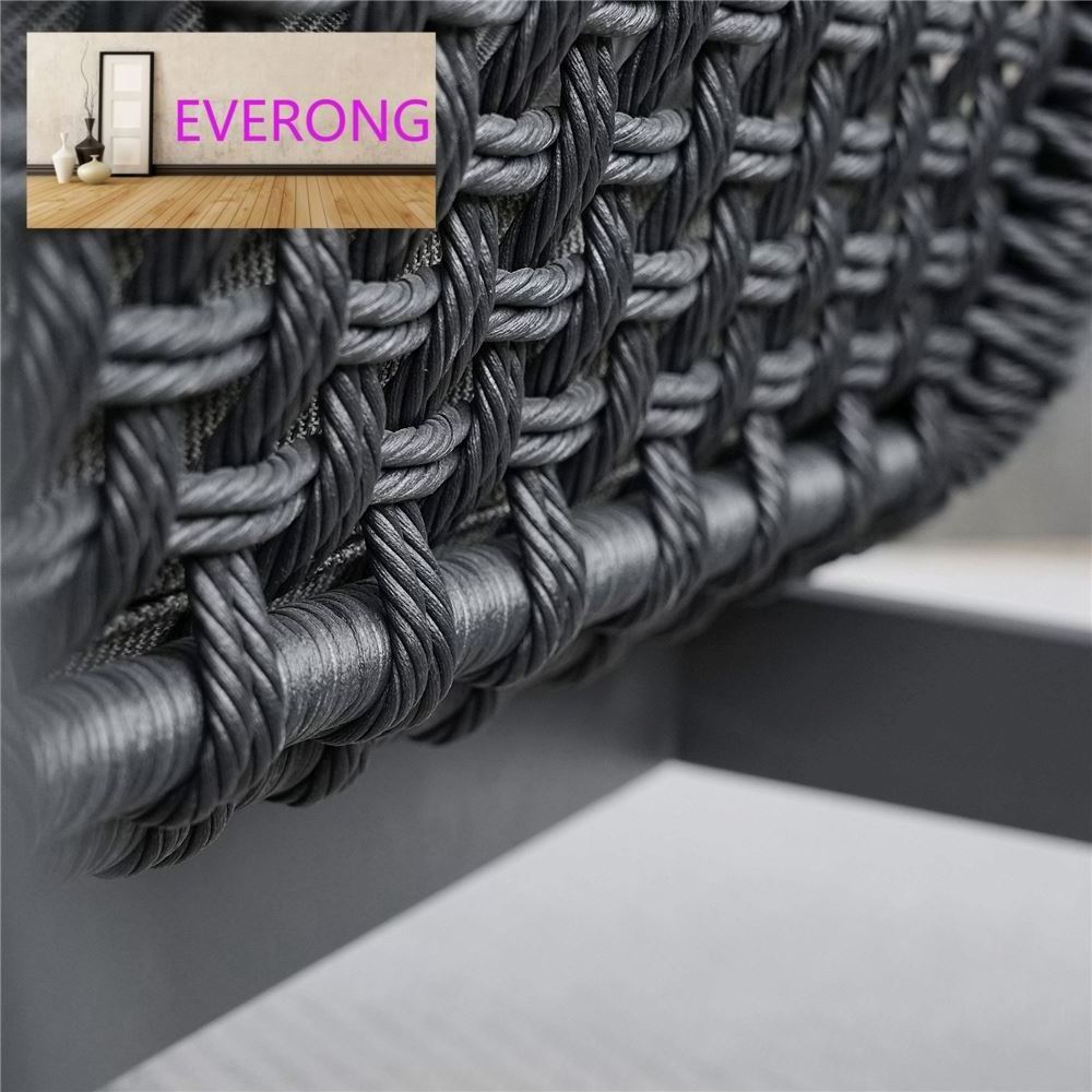 everong All Weather Beach Furniture Hotel Pool Lounger Aluminum Wicker Outdoor Furniture Swimming Pool Chair Sun Lounger