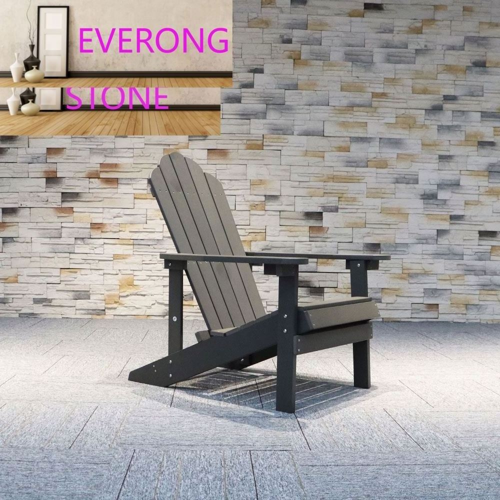 Nordic patio furniture outdoor garden reclining adjustable leisure adirondack wood HDPE folding chairs for terrace