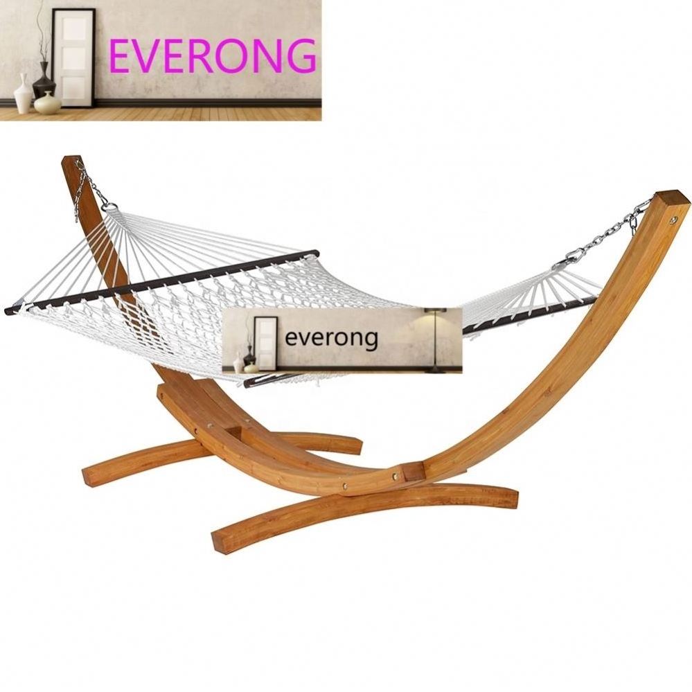 High quality outdoor standing Garden Wooden swing big loading capacity hammock egg shaped swing chair