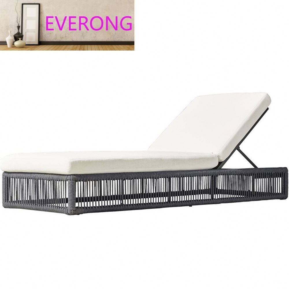 Popular Swimming Pool Chair Outdoor Folding Reclining Tan Chair Sun Lounger Furniture Sun Chair Lounger